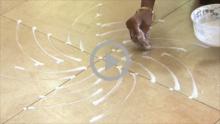 Making of Hridaya Kamalam kolam