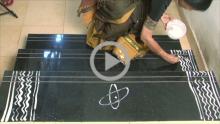 Making of Daily Pulli kolam 