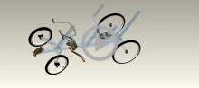 Qudracycle - Animation on Steering and Pedal